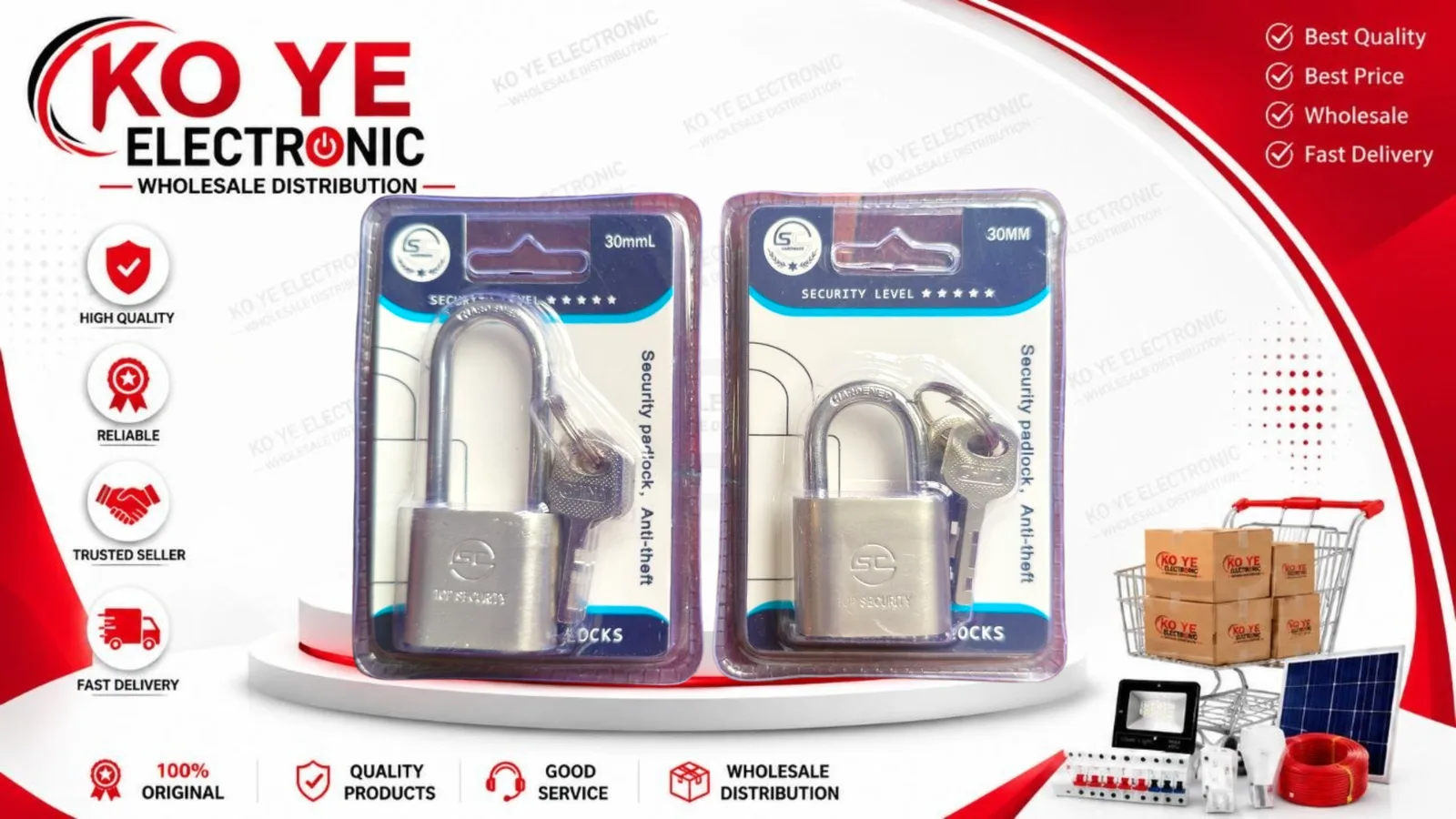 SG Security Padlock (SG သော့)
