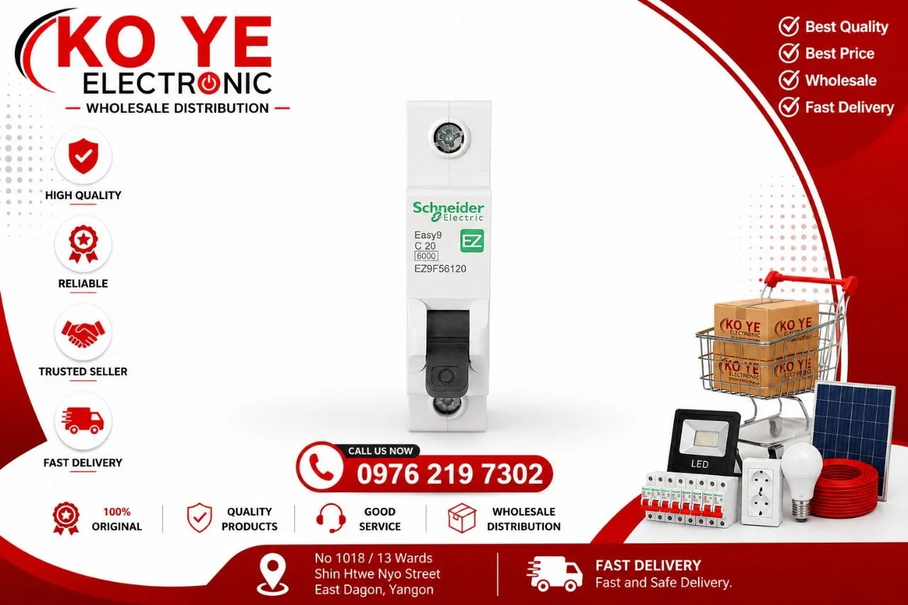 Schneider Easy9 1P MCB (6A - 32A)